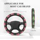 thumbnail image 3 of Fotbe Neon Desert Moon Funda para Volante Universal de 15 pulgadas, Accesorios para Auto para Hombre y Mujer, Protector de Volante Cómodo para SUV y Sedán, 3 of 6