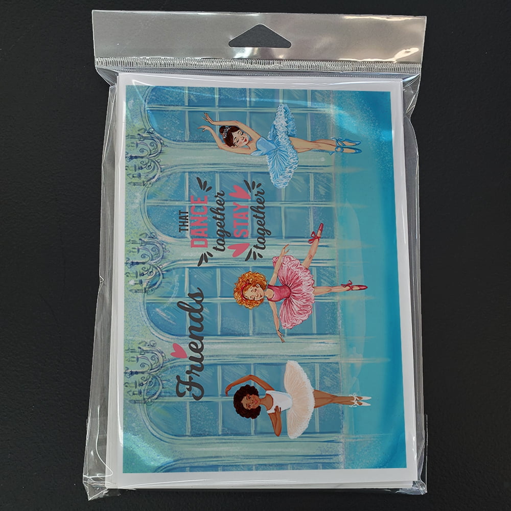 Friends that Dance together stay together Greeting Cards and Envelopes Pack of 8