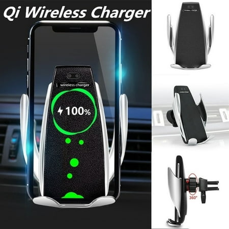Rotate Automatic Clamping Wireless Car Charger (Best Wireless Radar Detector)