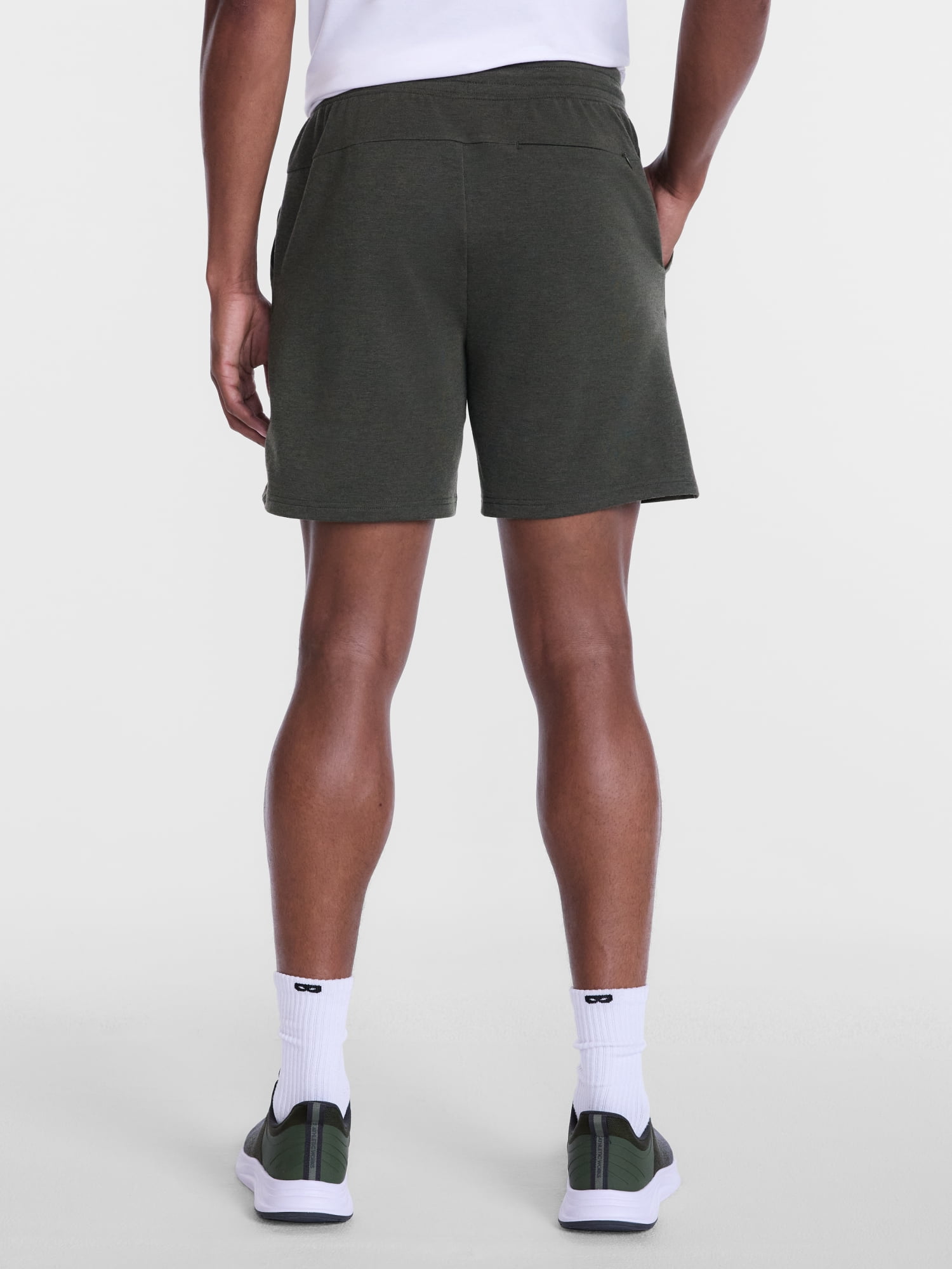Athletic Works Men's and Big Men's French Terry Shorts, 7" Inseam, Sizes XS-3XL