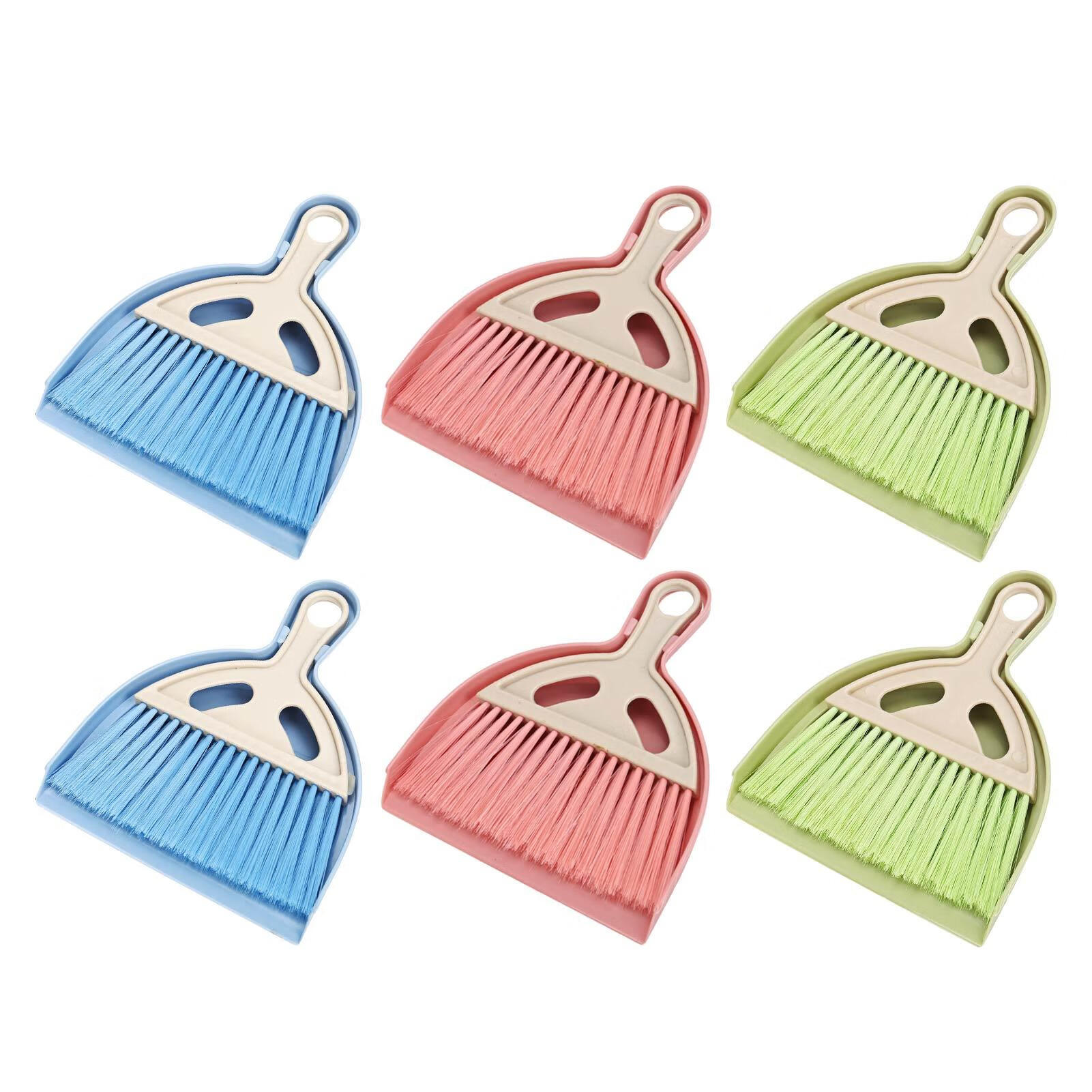 Small Dustpan and Brush SetMini Hand Broom with Dustpan Combo SetSmall Dust Pans with Brush
