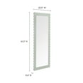 thumbnail image 4 of Modway Emmeline Scalloped Rectangle Floor Mirror in Sage, 4 of 9
