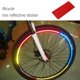 thumbnail image 2 of Pegatinas reflectantes Bicicleta Bicicleta Ciclismo Motocicleta Rueda Neumático Neumático Rojo JShteea Accesorios para bicicletas, 2 of 7