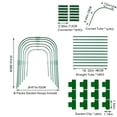 thumbnail image 1 of GLFILL Frost Cloth Kit with Garden Hoops and Clips - Protect Your Outdoor Plants A, 1 of 6
