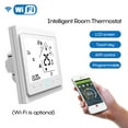 thumbnail image 2 of Thermostat Intelligent à Quatre Tuyaux Wifi avec Commande Vocale, Contrôleur de Température Programmable Numérique pour Climatiseur (BAC-002ELW, Blanc), 2 of 8