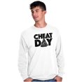 thumbnail image 5 of Cheat Day Pizza Fitness Food Craving Long Sleeve TShirt Men Women Brisco Brands S, 5 of 6