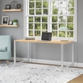 thumbnail image 2 of Bush Business Furniture 400S145AC 70 x 30 in. 400 Series Table Desk with Metal Legs - Natural Maple, 2 of 4