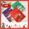 thumbnail image 4 of WIFKLSIIPG Christmas Drawstrings Bags New Christmas Bags Assorted Sizes Christmas Wrapping Bags Multipack Holiday Drawstring Bags Multicolor Xmas Bags, 4 of 8