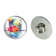 thumbnail image 1 of Sun Fish Watercolor Tropical Beach Metal 1.1" Tie Tack Hat Lapel Pin Pinback, 1 of 5