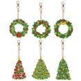 thumbnail image 3 of 18 Llaveros Doble Cara Con Pintura Diamantes Forma Especial (árbol Navidad), 3 of 5