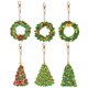 thumbnail image 2 of 24 Llaveros Doble Cara Con Pintura Diamantes Forma Especial (árbol Navidad), 2 of 3