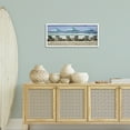 thumbnail image 2 of Stupell Industries Lined Up Beach Chairs Landscape & Nature Photography White Framed Art Print Wall Art, 30 x 13, 2 of 8