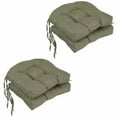 thumbnail image 2 of Blazing Needles 16-inch Premium Olefin Tufted Outdoor Chair Cushions (Set of 4), 2 of 3