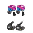 thumbnail image 2 of Auriculares QKZ VK4 con cable de 3,5 mm, auriculares deportivos HIFI con cancelación de ruido de graves, auriculares con cable desmontable sidaley DZ7300-01B, 2 of 2