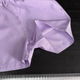thumbnail image 6 of HCNTES Girl's 2 Piece Outfits Boho Floral Crochet Ruffled Sleeveless Cami Top and Wide Leg Pants(Purple,6-7 Years), 6 of 8