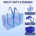 thumbnail image 5 of TICONN 8pk XL Moving Bags with Zippers & Handles, Heavy Duty Storage Totes, Blue, 5 of 10