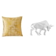 thumbnail image 1 of Funda de almohada,Fundas de cojín para sofá cama,funda de almohada cuadrada,Funda de almohada Funda de cojín Funda de cojín para sofá,Estatua del toro,Estatua de, 1 of 8
