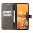 thumbnail image 3 of Dteck for Apple iPhone 15 Plus with Card Holder, Shockproof Magnetic Wallet Card Pocket PU Leather Kickstand Women Men Embossed Butterfly Wrist Strap Flip Folio Case, gray, 3 of 6