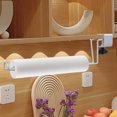 thumbnail image 2 of 2Pcs Cabinet Paper Towel Holder with Adjustable Clip Removable Paper Towel Roll Rack Stainless Steel Cabinet Paper Towel Dispenser No Install Required Paper Roll Holder Durable for Home Kitchens, 2 of 7