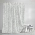 thumbnail image 3 of Sage Green Florals Shower Curtains for Bathroom, Abstract Damask Flowers European Style Waterproof Fabric Shower Curtain, Decorative Bathroom Curtain for Bathtub, 72"x72", No Hooks Included, 3 of 9