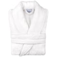thumbnail image 3 of Cotton Paradise Mens and Womens Robe, Warm Fleece Unisex Bathrobes, Soft Plush House Robes, Medium-Large, Cotton White, 3 of 7