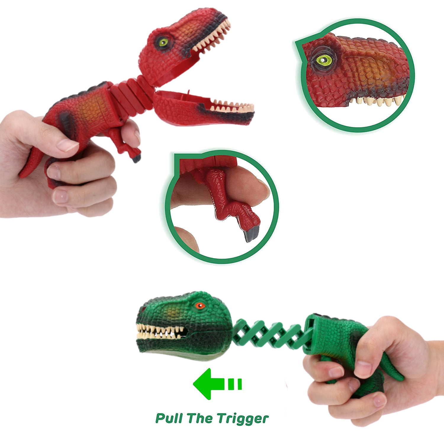 dinosaur head grabber toy