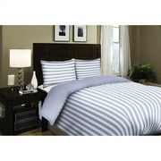 Club Stripe 250-Thread Count Duvet Bedding Set