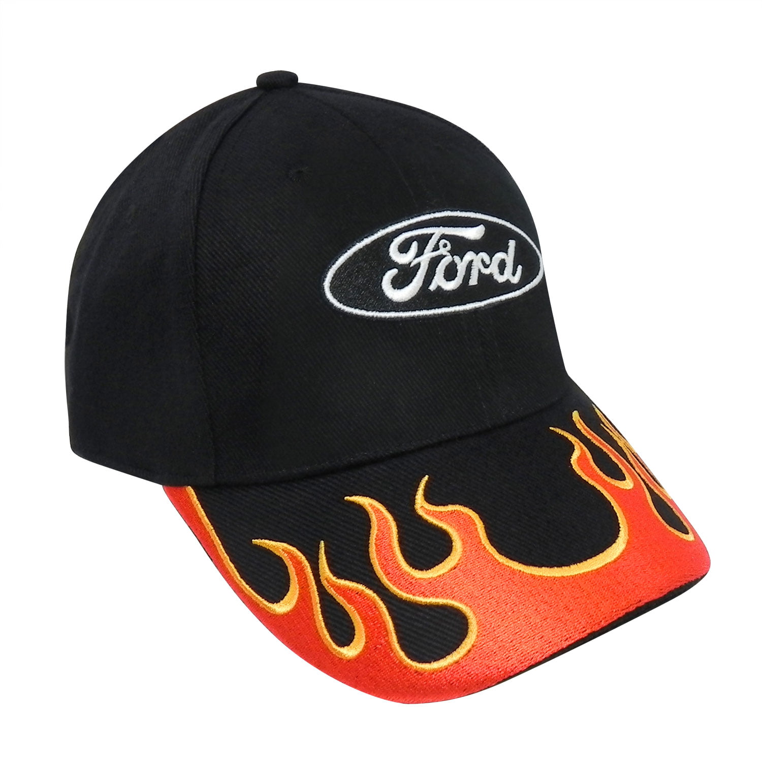 Ford Pflaume Logo Inferno Flames Flammen Muscle Car Basecap Mütze Baseball Cap