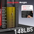 thumbnail image 4 of LNOW Home Gym Station, Workout Equipment with 148LBS Weight Stack, Leg Press And Preacher Curl Pad, 4 of 12