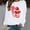 White, variant on EQWLJWE Womens Long Sleeve Sweatshirts Love Heart Graphic Crewneck Casual Pullover Valentine's Day Tops