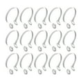 thumbnail image 2 of Miangastore Plastic Rings for Hanging Curtains White 60Pcs 2.1x1.4x0.2in, 2 of 8