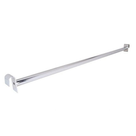 Econoco KHG684 48 in. Straight 1.25 in. Round Tubing Hangrail - Chrome - Pack of 10