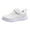 White, variant on Quealent Kids Shoes, Boys Girls Sneakers Lightweight Athletic Walking/Running Tennis Shoes(Toddler/Little Kid/Big Kid) Black for Size 2