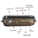 thumbnail image 4 of Radio Hand Crank Power Generation Solar Charging Three-Band Bluetooth Card MP3 Multifunction Play Radio, 4 of 5