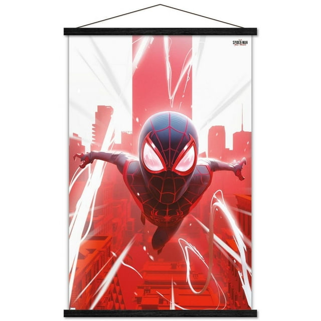 Marvel's Spider-Man: Miles Morales - Falling Wall Poster, 22.375" x 34"