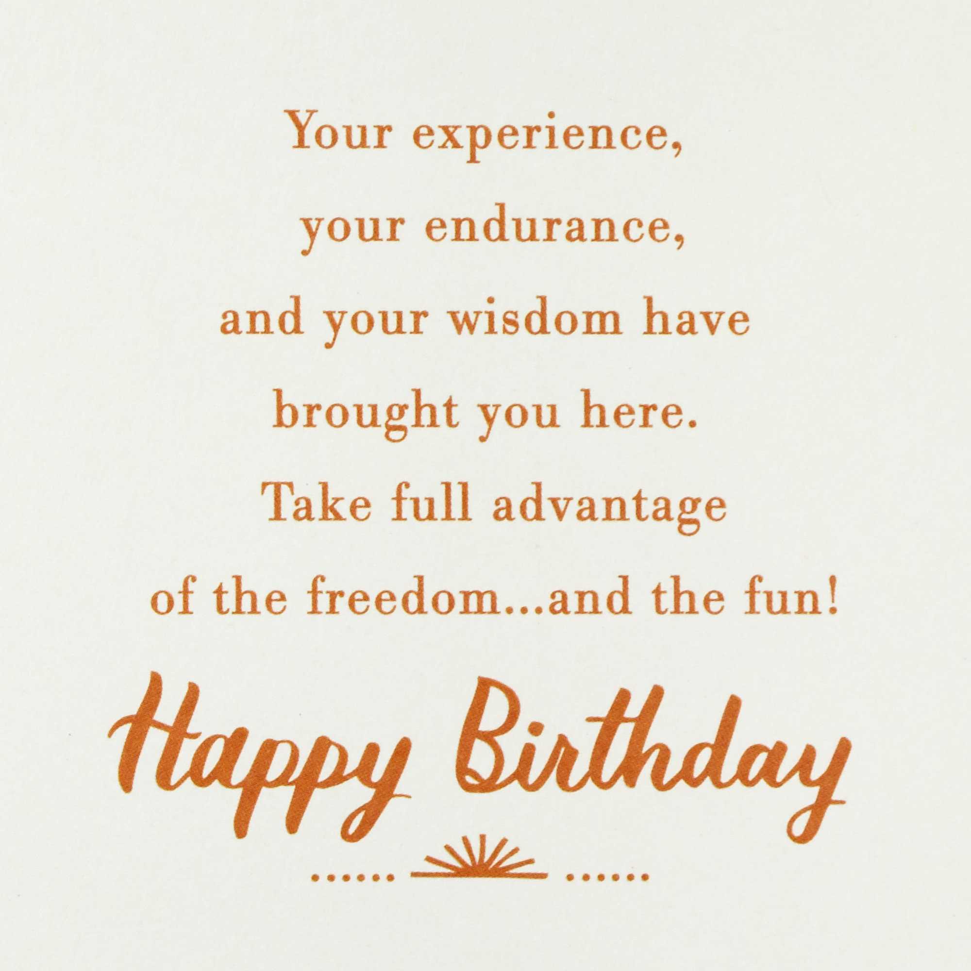 Hallmark 60th Birthday Card (Whatever You Want It To Be)