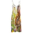 thumbnail image 5 of Easter Bunnies Rabbits Sleeveless Dress for Women Clothing Female Women's Summer Skirt, 5 of 7