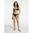 thumbnail image 3 of Time and Tru Women's and Women's Plus Size Go Time Mid Rise Bikini Bottoms, Sizes XS-3X, 3 of 5
