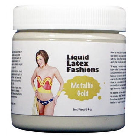 32 oz Metallic Gold Liquid Latex *Ammonia Free* Body Paint