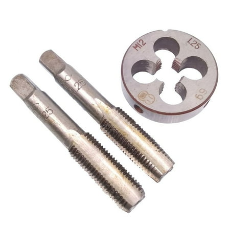 

HSS M12 x 1.25mm Taper & Plug Tap & M12 x 1.25mm Die Metric Thread Right Hand