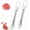 2pcs, variant on 2-in-1 Stainless Steel Watermelon Cutter and Fork Slicer, Fruit Cube Cutting Tool for Watermelon, Mango, Apple (1pcs)