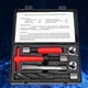 thumbnail image 5 of Kit de reparación de roscas de 10 piezas, llave de taladro helicoidal de acero inoxidable, inserto roscado para automóvil M18x1.5, 5 of 11
