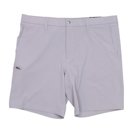 Callaway Golf Men s Flat Front Walking Shorts Solid Sleet 38