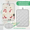 thumbnail image 6 of Yayeee Pot Holders Kitchen Heat Resistant with Pocket 7"x9.8" Cotton Oven Cooking Hot Pads, Winter Geese, 6 of 7