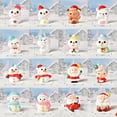 thumbnail image 2 of Cheers.US 7Pcs Christmas Miniatures Snowman Fairy Garden Ornaments Resin Crafts DIY Snow Globe Figurines Landscape Decorations Dollhouse Decor, 2 of 7