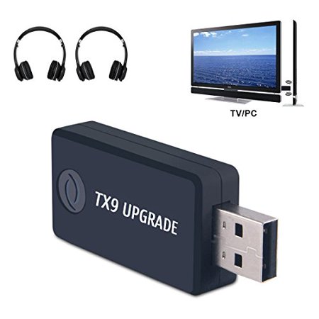 Bluetooth Transmitter for TV PC, (3.5mm, RCA, Computer USB Digital Audio) Dual Link