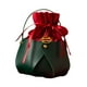 thumbnail image 4 of Bolsas de manzanas navideñas, bolsas de regalo de terciopelo de Papá Noel, bolsas de regalos navideños para el hogar Verde, 4 of 9