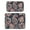 White-838, variant on 2pcs Rustic Coffee Station Mat Elegant Absorbent & Non-Slip Counter Protector, Antique Paisley Design, Multi-Use