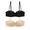 Black+Beige, variant on Women's Underwire Bra Convertible Strapless T Shirt Bra Seamless Underwear Bra Pack of 3