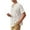 White Tops For Men, variant on IYTR Mens Shirts Vintage Knit Hollow Out Beach Shirts Casual Comfy Summer Fashion Solid Color Short Sleeve T Shirts Button Down Turndown Collar Brown XL